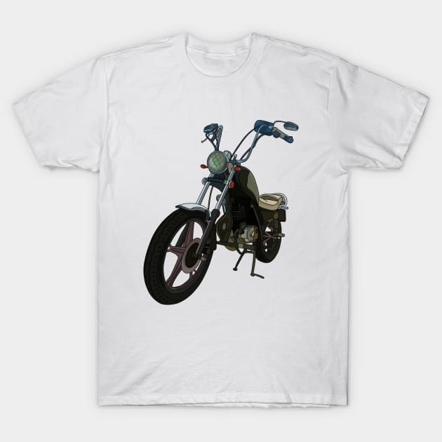 Classic Vintage Motorcycle T-Shirt by DiegoCarvalho